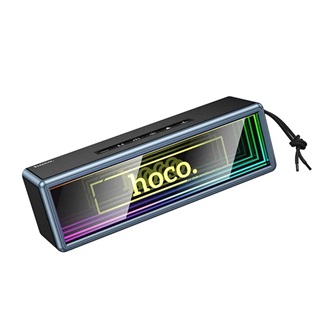 HOCO HC40 bluetooth hordozható hangszóró v5.4, LED fény, FEKETE