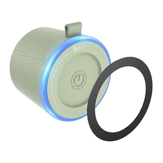 HOCO HC49 bluetooth hordozható hangszóró v6.0, mágneses, VILÁGOSZÖLD