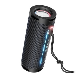 HOCO HC9 bluetooth hordozható hangszóró v5.1, LED jelzés, FEKETE