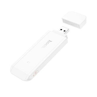 HOCO HI40 hordozható USB modem/USB Stick (WIFI 6, 50/150Mbps, microSIM, 4G LTE) FEHÉR