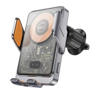 HOCO HW7 autós tartó szellőzőre, 4.5-7" méret, VILÁGOSSZÜRKE
