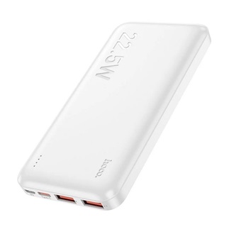 HOCO J101 vésztöltő 2 USB+Type-C+microUSB aljzat 10000mAh, LED jelzés, FEHÉR