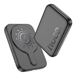 HOCO J117 vésztöltő Type-C aljzat 5000mAh, MagSafe + Type-C kábel, FEKETE