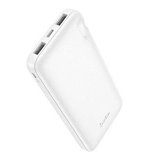 HOCO J128 vésztöltő 2 USB+Type-C aljzat 10000mAh, LED jelzés, FEHÉR