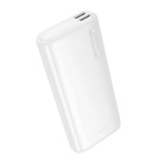 HOCO J158A vésztöltő 2 USB aljzat 10000mAh, LED jelzés, FEHÉR
