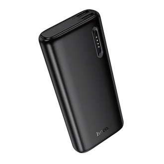 HOCO J158A vésztöltő 2 USB aljzat 10000mAh, LED jelzés, FEKETE