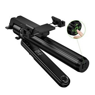 HOCO K32 szelfibot (univerzális, tripod állvány, automata arckövetés, bluetooth távkioldó, 95cm, 4.5-7.0" méret) FEKETE