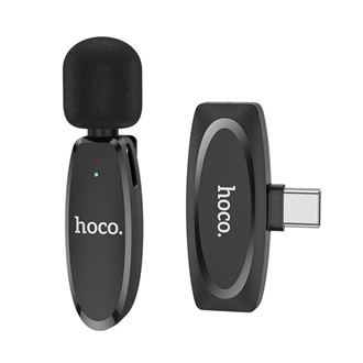 HOCO L15 Lavalier mikrofon fekete