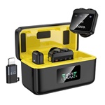 HOCO L17 Lavalier (2db) mikrofon fekete