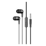 HOCO M97 fülhallgató SZTEREO (3.5mm jack, mikrofon, felvevő gomb) FEKETE