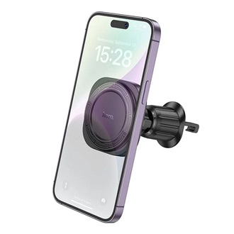 HOCO RAINBOW autós tartó szellőzőre, MagSafe, FEKETE