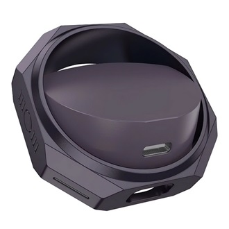HOCO SPINNER bluetooth fülhallgató SZTEREO v5.4, mikrofon + töltőtok, FEKETE/LILA