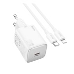 HOCO SPINNER 20W univerzális hálózati töltő adapter fehér