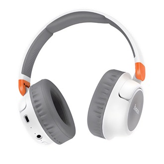 HOCO W43 Bluetooth fejhallgató SZTEREO v5.2, 3.5mm jack aljzat, FEHÉR