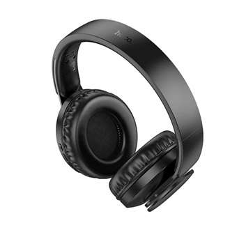 HOCO W45 bluetooth fejhallgató SZTEREO v5.3, 3.5mm jack aljzat, FEKETE