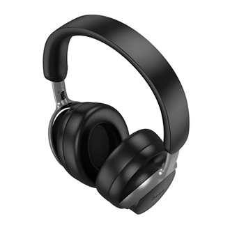HOCO W53 PLUS bluetooth fejhallgató SZTEREO v5.4, 3.5mm jack aljzat, FEKETE