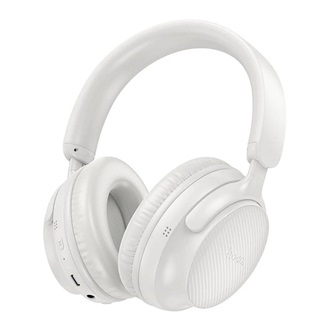 HOCO W53 bluetooth fejhallgató SZTEREO v5.0, 3.5mm jack aljzat, FEHÉR