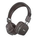 HOCO W56 bluetooth fejhallgató SZTEREO (v5.4, 3.5mm jack aljzat) SÖTÉTBARNA