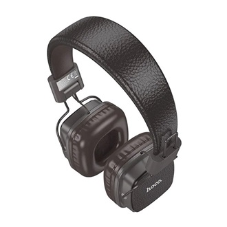 HOCO W56 bluetooth fejhallgató SZTEREO (v5.4, 3.5mm jack aljzat) SÖTÉTBARNA