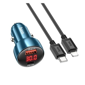 HOCO Z50 48W univerzális autós töltő adapter kék