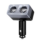 HOCO Z65 szivargyújtó adapter elosztó, 240W, FEKETE