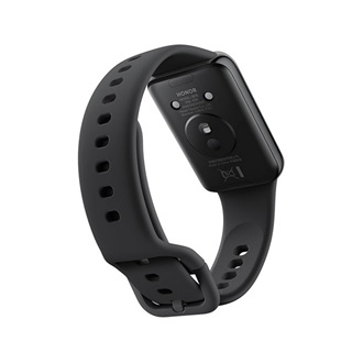 HONOR BAND 10 okoskarkötő (aktivitásmérő, pulzusmérő, hívásjelzés, vízálló, szilikon szíj) FEKETE