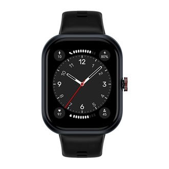 HONOR CHOICE Haylou Watch okosóra (beépített GPS, gumírozott szíj, aktivitásmérő, pulzusmérő, vízálló, 5ATM) FEKETE