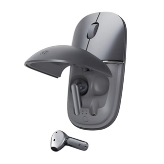 HONOR CHOICE MOUSEBUDS PRO bluetooth fülhallgató SZTEREO v5.3, aktív zajszűrő + vezeték nélküli egér, SZÜRKE