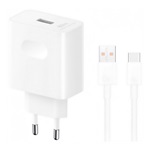 HONOR SuperCharger hálózati töltő USB aljzat 80W, gyorstöltő + Type-C kábel, FEHÉR