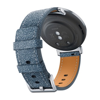 HONOR WATCH FIT okosóra (bőr szíj, állítható, aktivitásmérő, barométer, GPS) EZÜST