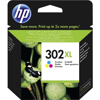 HP 302XL tintapatron magenta + ciánkék + sárga