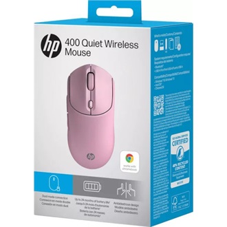 HP 400 optikai Bluetooth / vezeték nélküli egér rózsaszín