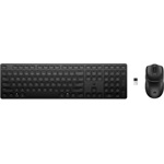 HP 495C Bluetooth / vezeték nélküli magyar membrán billentyűzet + egér fekete