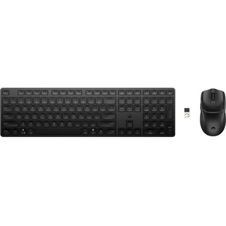 HP 495C Bluetooth / vezeték nélküli magyar membrán billentyűzet + egér fekete