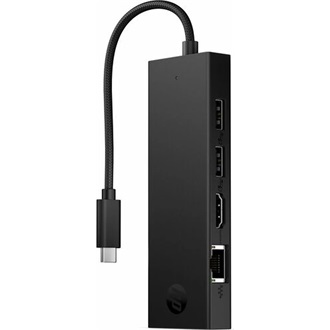 HP 5-port 65W USB-C dokkoló fekete