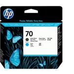 HP 70 DesignJet Matte Black - Cyan nyomtatófej ciánkék-fekete