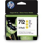 HP 712 3-Pack 29-ml Yellow DesignJet Ink Cartridge tintapatron sárga