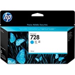 HP 728 130-ml Cyan Ink Cartridge tintapatron ciánkék