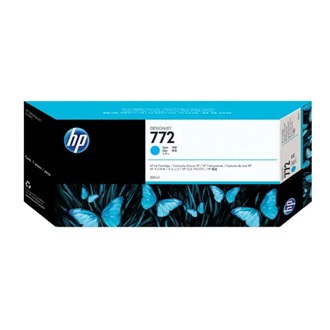 HP 772 original Ink cartridge cyan standard capacity 300ml 1-pack tintapatron ciánkék