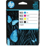 HP 903 CMYK Original Ink Cartridge 4-Pack tintapatron 4-color