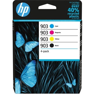 HP 903 CMYK Original Ink Cartridge 4-Pack tintapatron 4-color