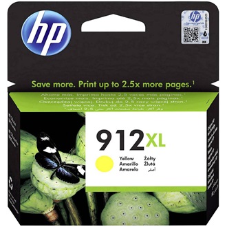 HP 912XL HIGH YIELD YELLOW ORIGINAL INK CARTRIDGE tintapatron sárga