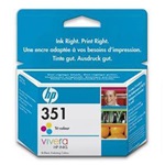 HP CB337EE(no.351) fej+patron színes