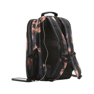 HP Campus XL 16,1" notebook poliészter hátizsák fekete-narancssárga (Tie-dye)