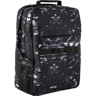 HP Campus XL Backpack 16,1" notebook poliészter hátizsák fekete-fehér (Marble Stone) 20L