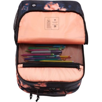 HP Campus XL Backpack 16,1" notebook poliészter hátizsák fekete-narancssárga (Tie Dye) 20L