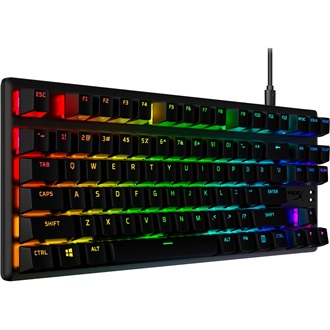 HP HyperX Alloy Origins Core PBT USB angol (US) gaming HyperX Red mechanikus billentyűzet fekete