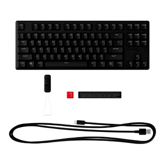 HP HyperX Alloy Origins Core PBT USB angol (US) gaming HyperX Red mechanikus billentyűzet fekete