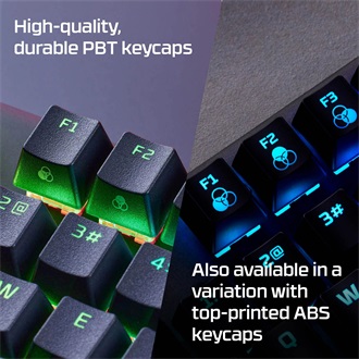 HP HyperX Alloy Origins Core PBT USB angol (US) gaming HyperX Red mechanikus billentyűzet fekete