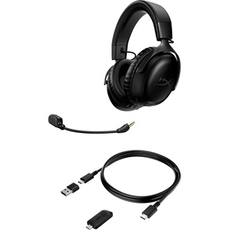 HP HyperX Cloud III S gaming fejhallgató headset fekete
